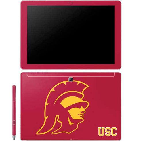 University of Southern California USC Gold Trojan Mascot Galaxy Book 12in Skin